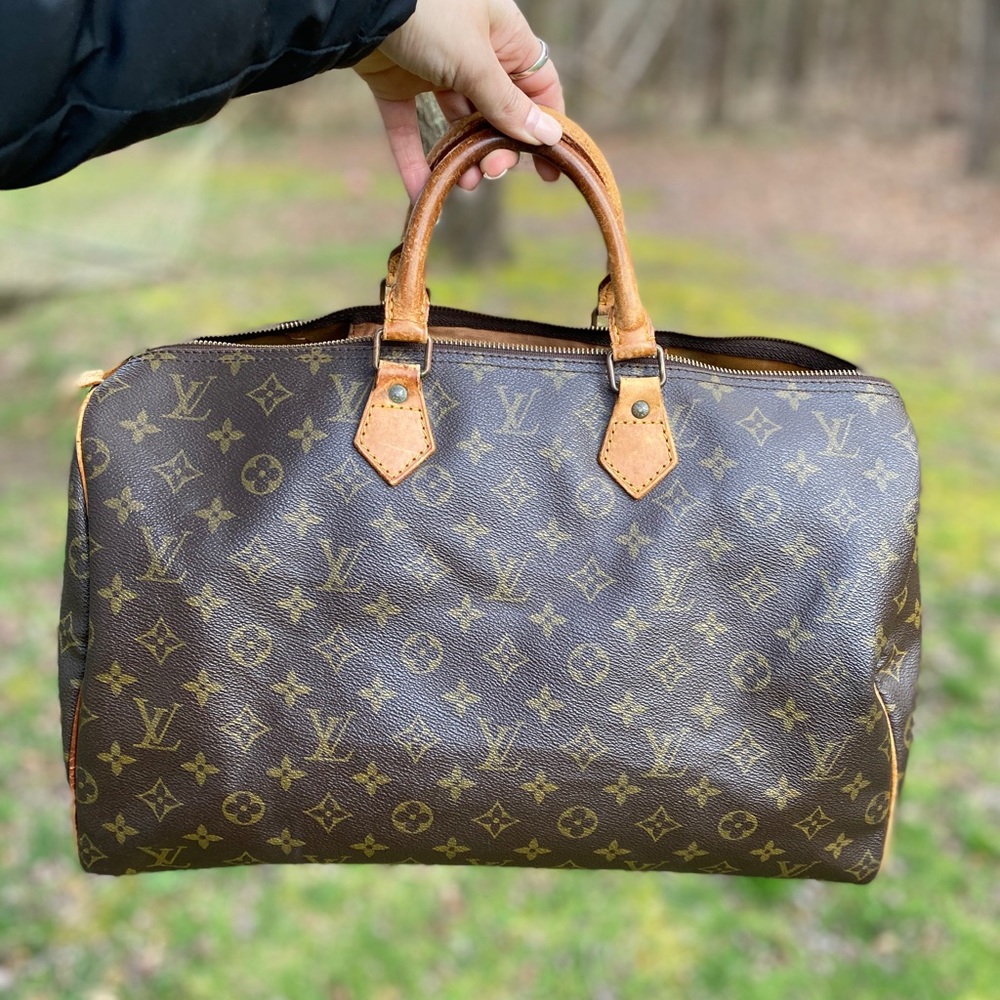 Louis Vuitton monogram speedy 40 satchel bag - Picture 1 of 8